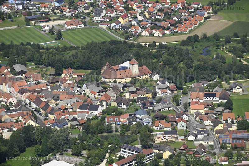 Luftaufnahme Burg Dagestein in Vilseck | Oberpfalz, Bayern
