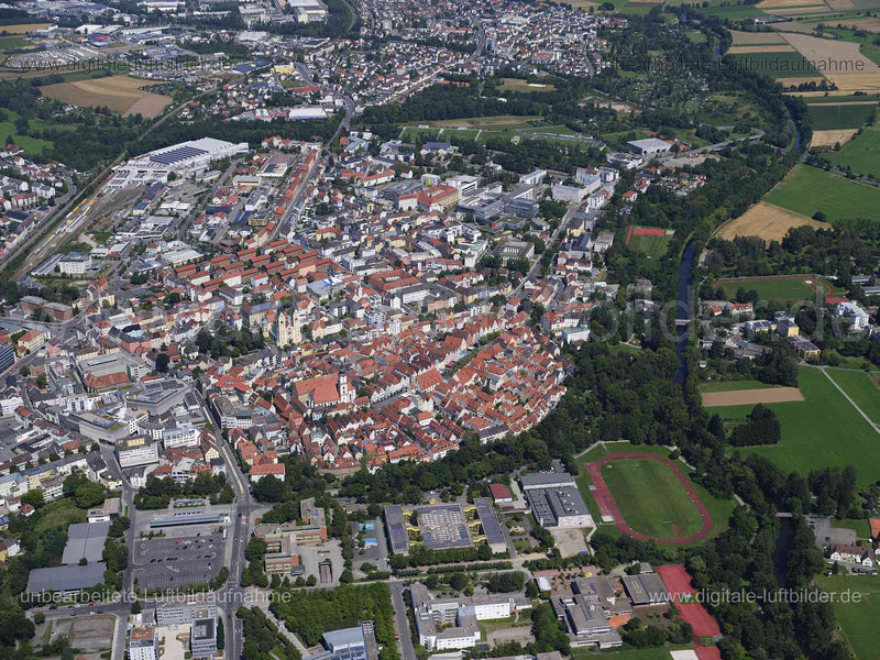 Luftaufnahme Weiden i. d. Oberpfalz in Weiden in der Oberpfalz | Oberpfalz, Bayern