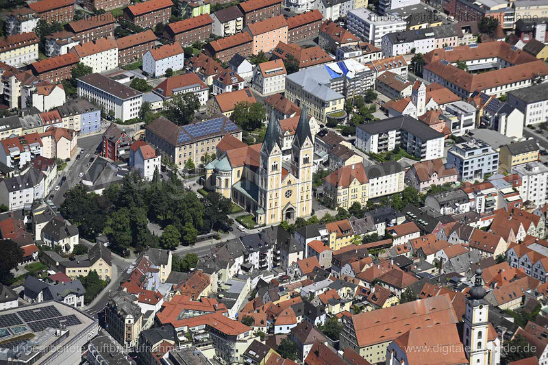 Luftaufnahme Weiden i. d. Oberpfalz - Altstadt in Weiden in der Oberpfalz | Oberpfalz, Bayern