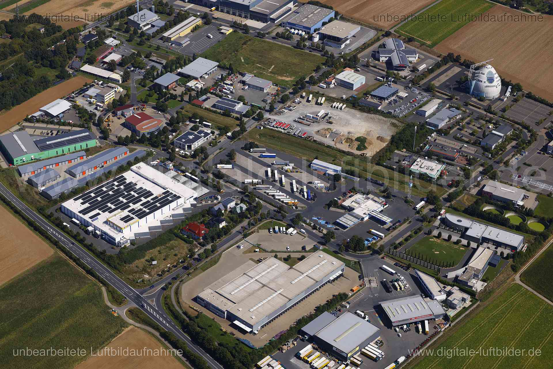 Luftaufnahme Mainfrankenpark in Würzburg | Unterfranken, Bayern