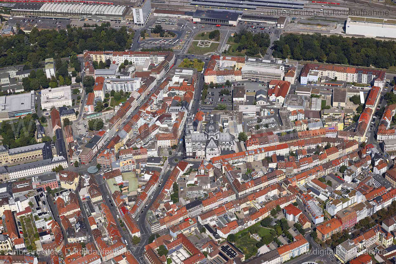 Luftaufnahme Stift Haug in Würzburg | Unterfranken, Bayern