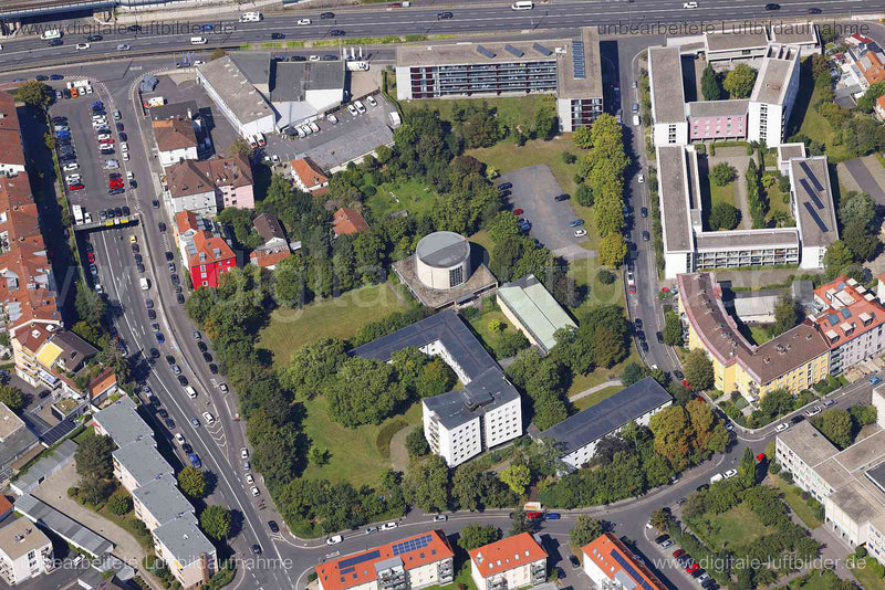 Luftaufnahme Würzburg in Würzburg | Unterfranken, Bayern