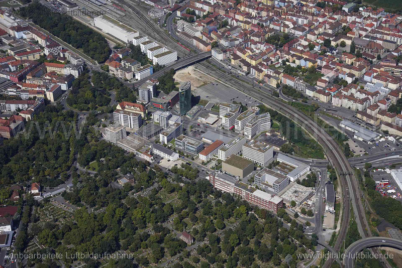 Luftaufnahme Würzburg in Würzburg | Unterfranken, Bayern