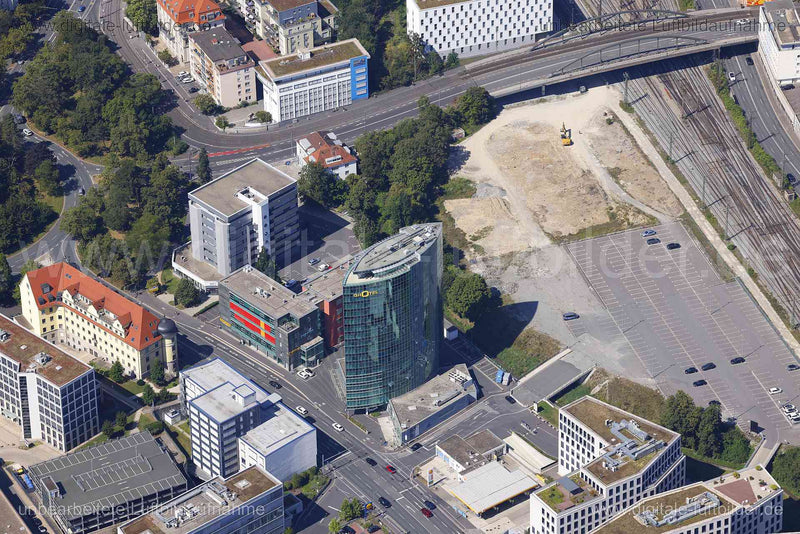 Luftaufnahme Würzburg - GHotel in Würzburg | Unterfranken, Bayern