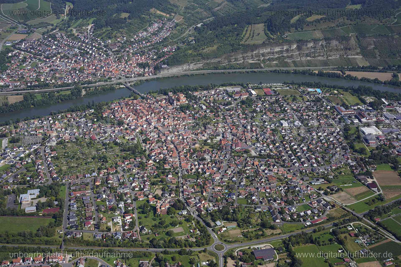 Luftaufnahme Zellingen in Zellingen | Unterfranken, Bayern