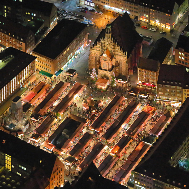 Nürnberg-Memo – Memory-Spiel mit 36 Karten und 18 Luftbild-Motiven von Sehenswürdigkeiten