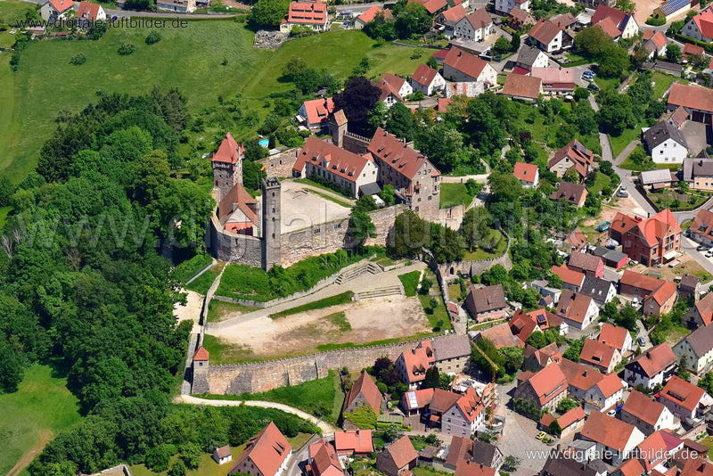 Luftaufnahme Burg Abenberg in Abenberg | Mittelfranken, Bayern