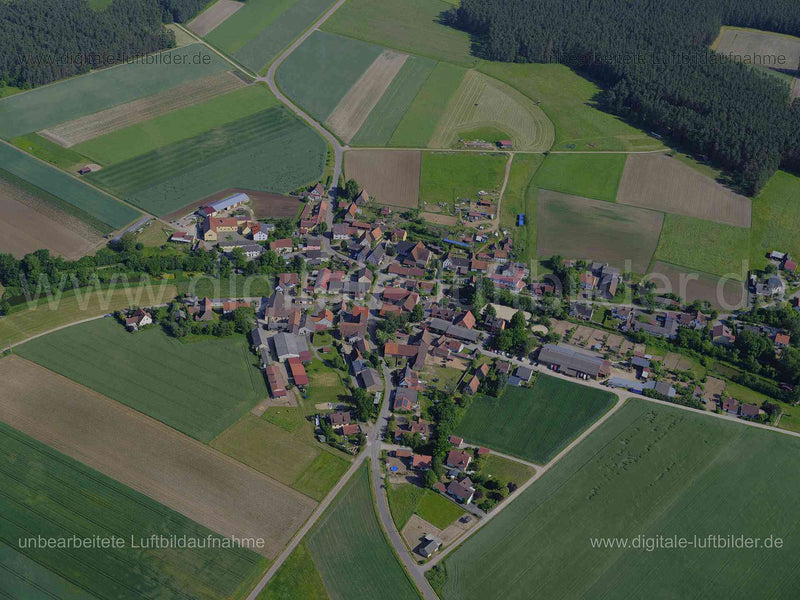 Luftaufnahme Ebersbach in Abenberg | Mittelfranken, Bayern