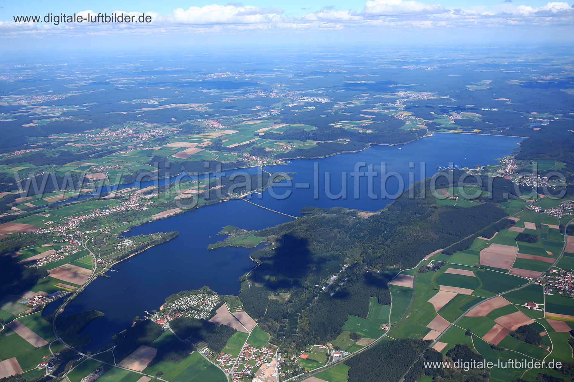 Luftaufnahme Brombachsee in Absberg | Mittelfranken, Bayern