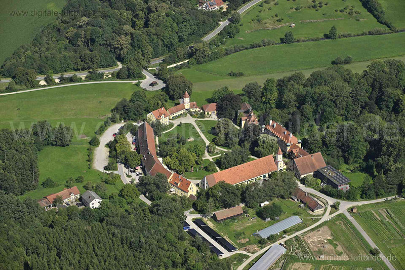 Luftaufnahme Schloss Blumenthal in Aichach | Schwaben, Bayern