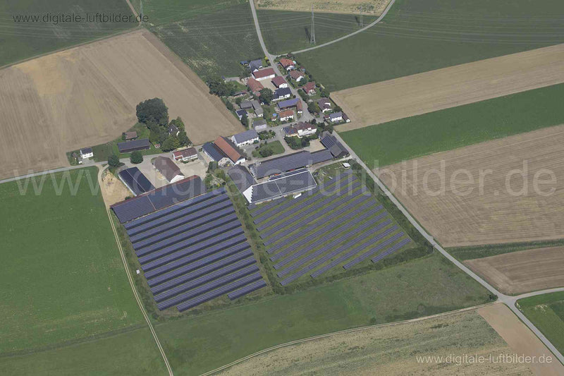 Luftaufnahme Moosdorf in Aiterhofen | Niederbayern, Bayern