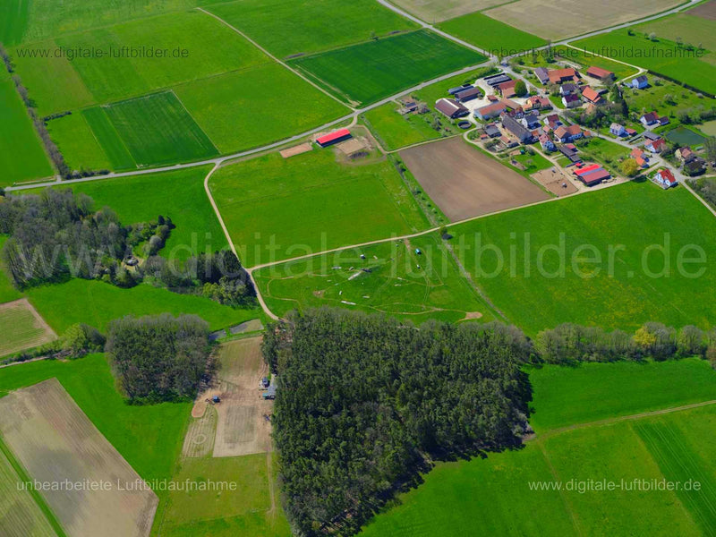 Luftaufnahme Abrichtplatz (Schönbrunn bei Allersberg) in Allersberg | Mittelfranken, Bayern