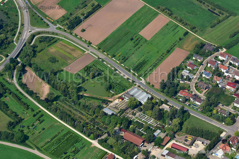 Luftaufnahme Gärtnerei in Allersberg | Mittelfranken, Bayern