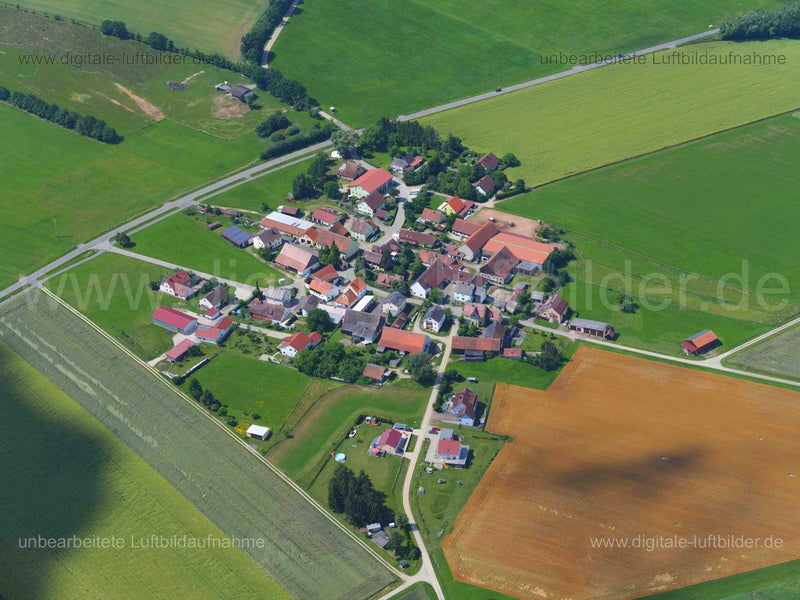 Luftaufnahme Hebelsricht in Allersberg | Mittelfranken, Bayern