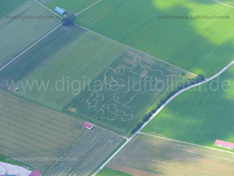 Luftaufnahme Labyrinth bei Allersberg in Allersberg | Mittelfranken, Bayern