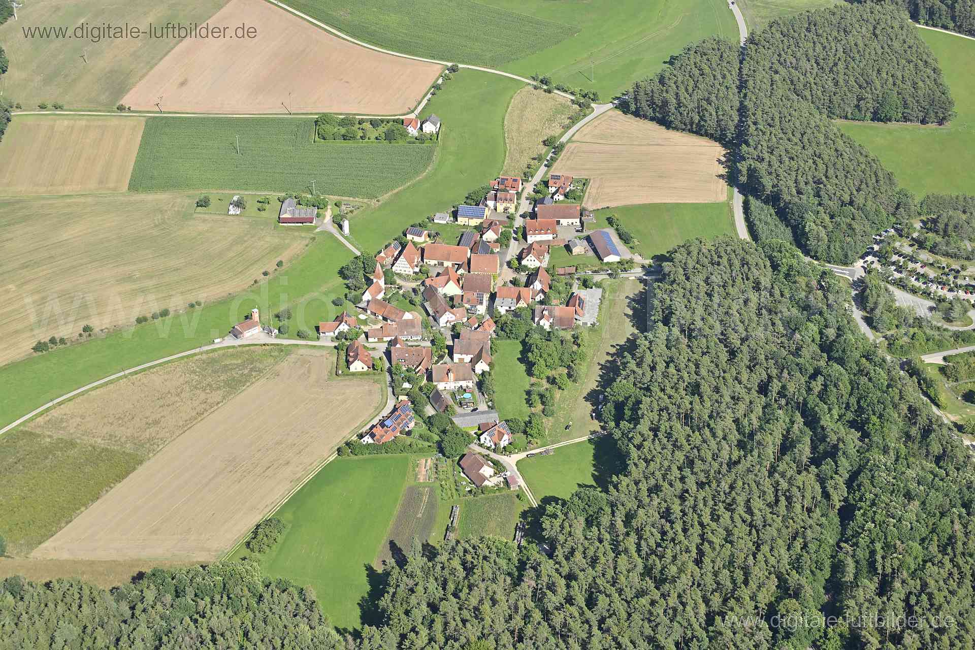 Luftaufnahme Allmannsdorf in Allmannsdorf | Mittelfranken, Bayern