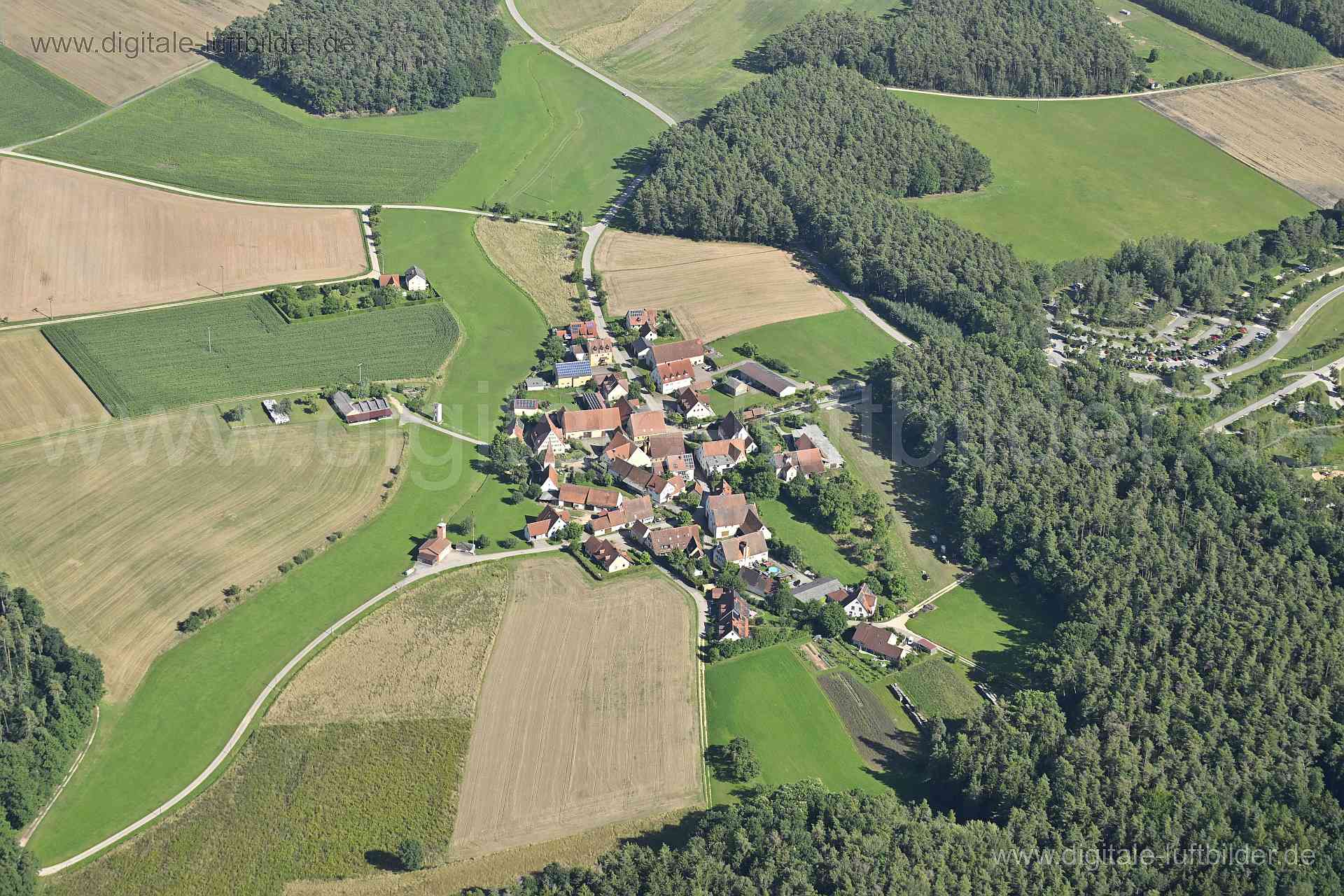 Luftaufnahme Allmannsdorf in Allmannsdorf | Mittelfranken, Bayern