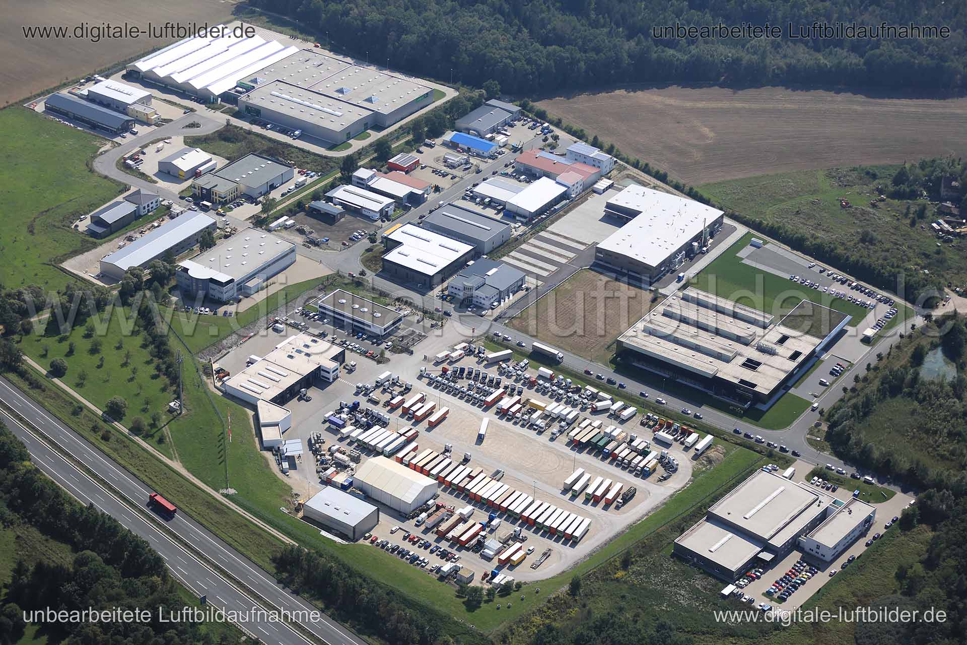 Luftbild Altdorf Gewerbegebiet