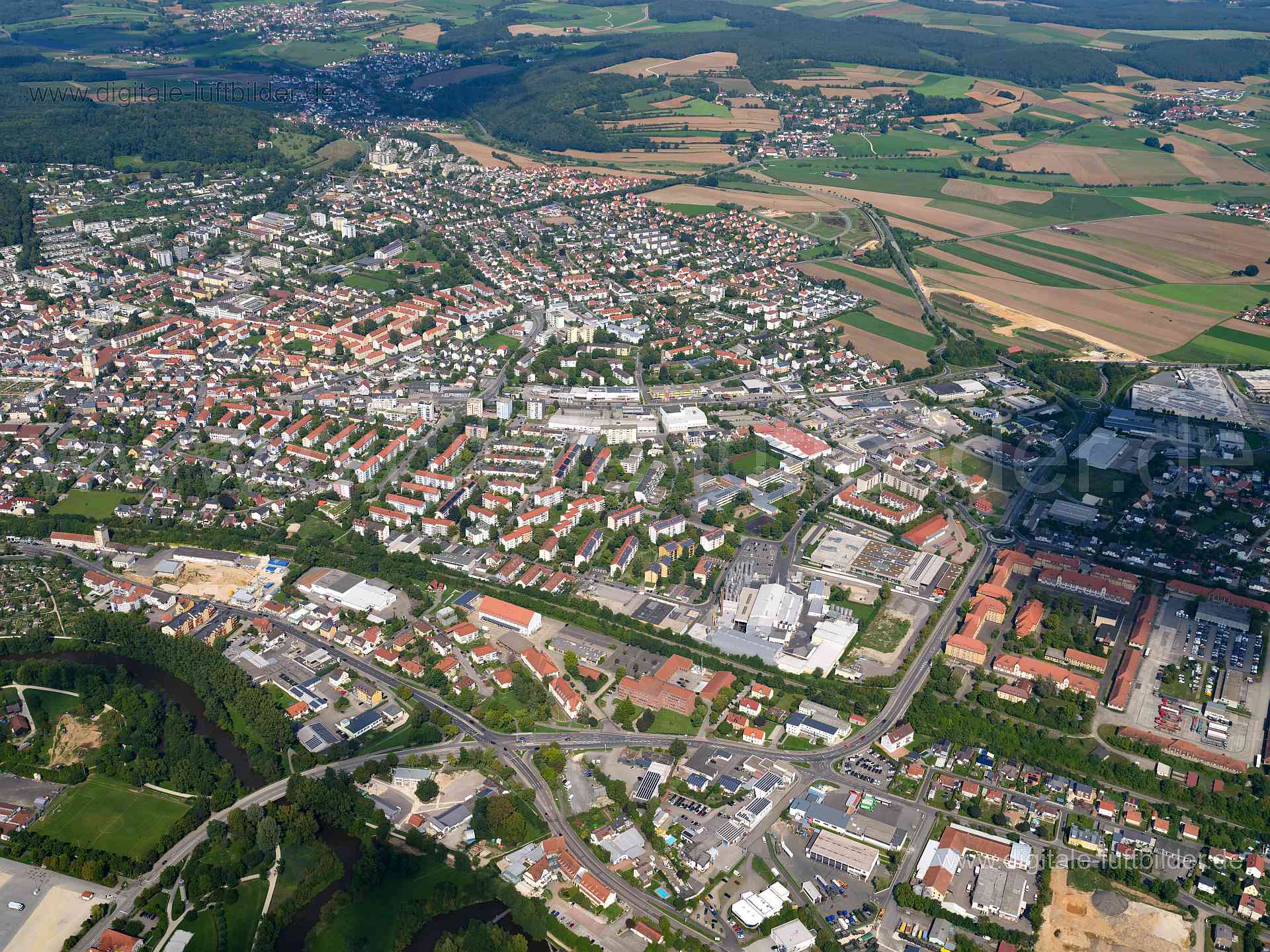 Luftaufnahme Amberg in Amberg | Oberpfalz, Bayern