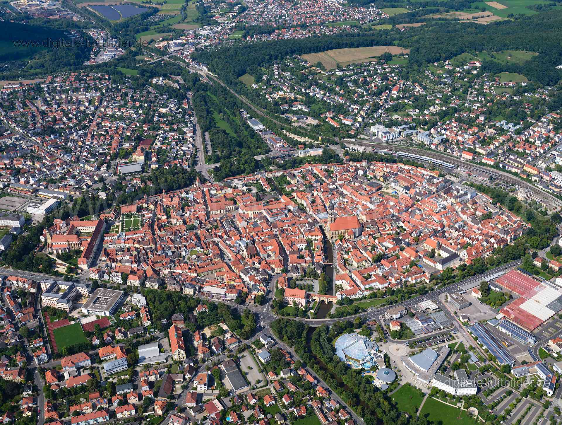 Luftaufnahme Amberg in Amberg | Oberpfalz, Bayern