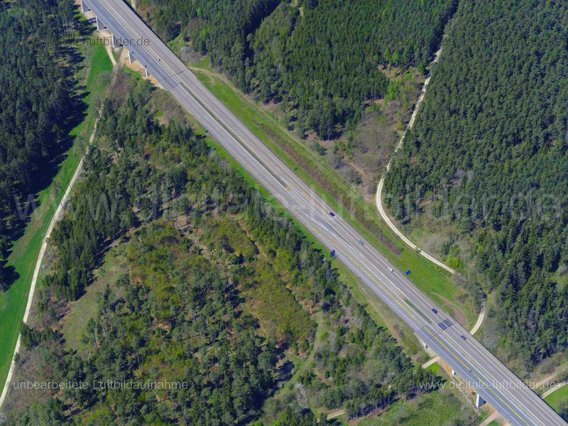 Luftaufnahme Autobahn A6 Amberg-Süd in Amberg | Oberpfalz, Bayern