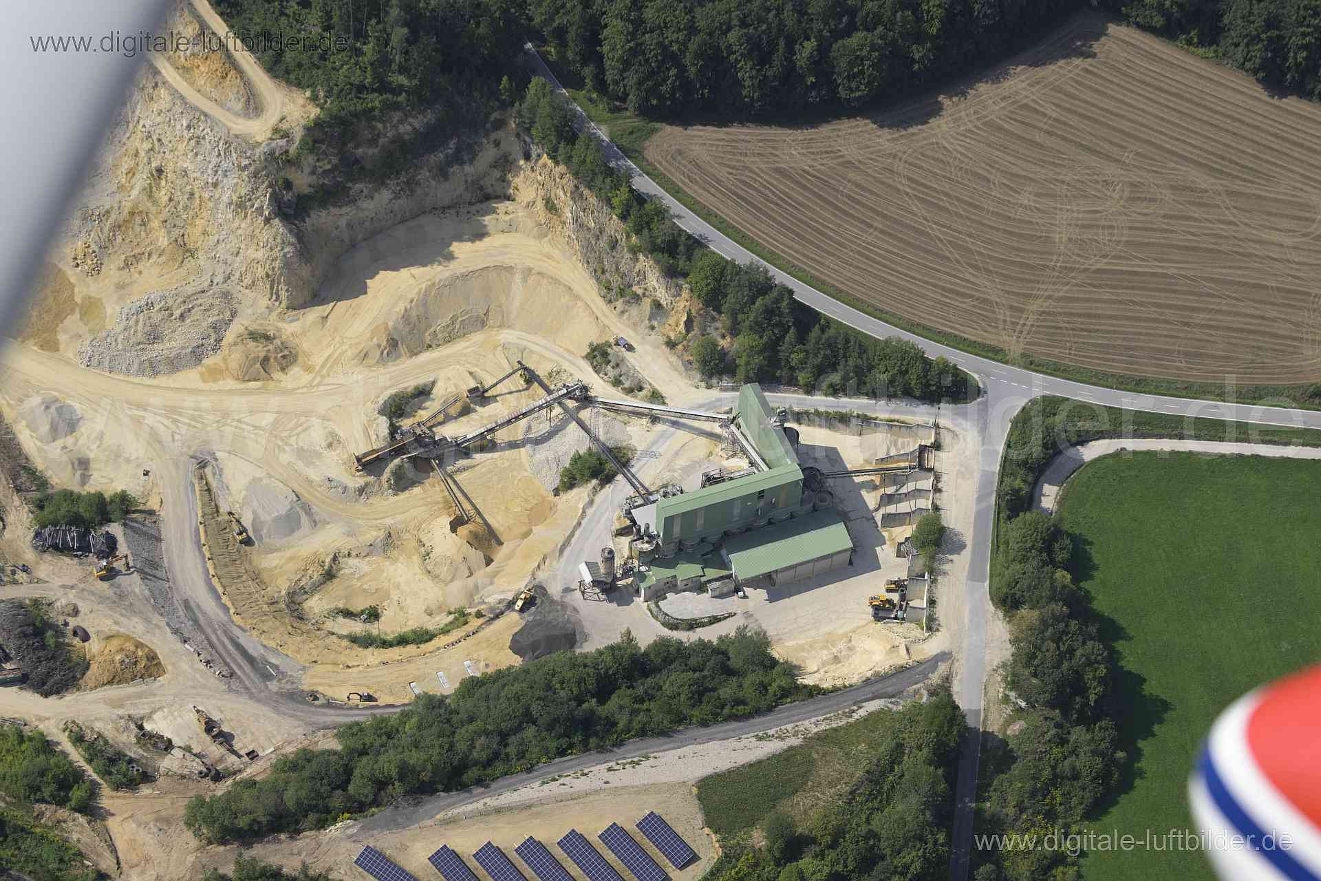 Luftaufnahme Englhard Steinbruch GmbH in Amberg | Oberpfalz, Bayern