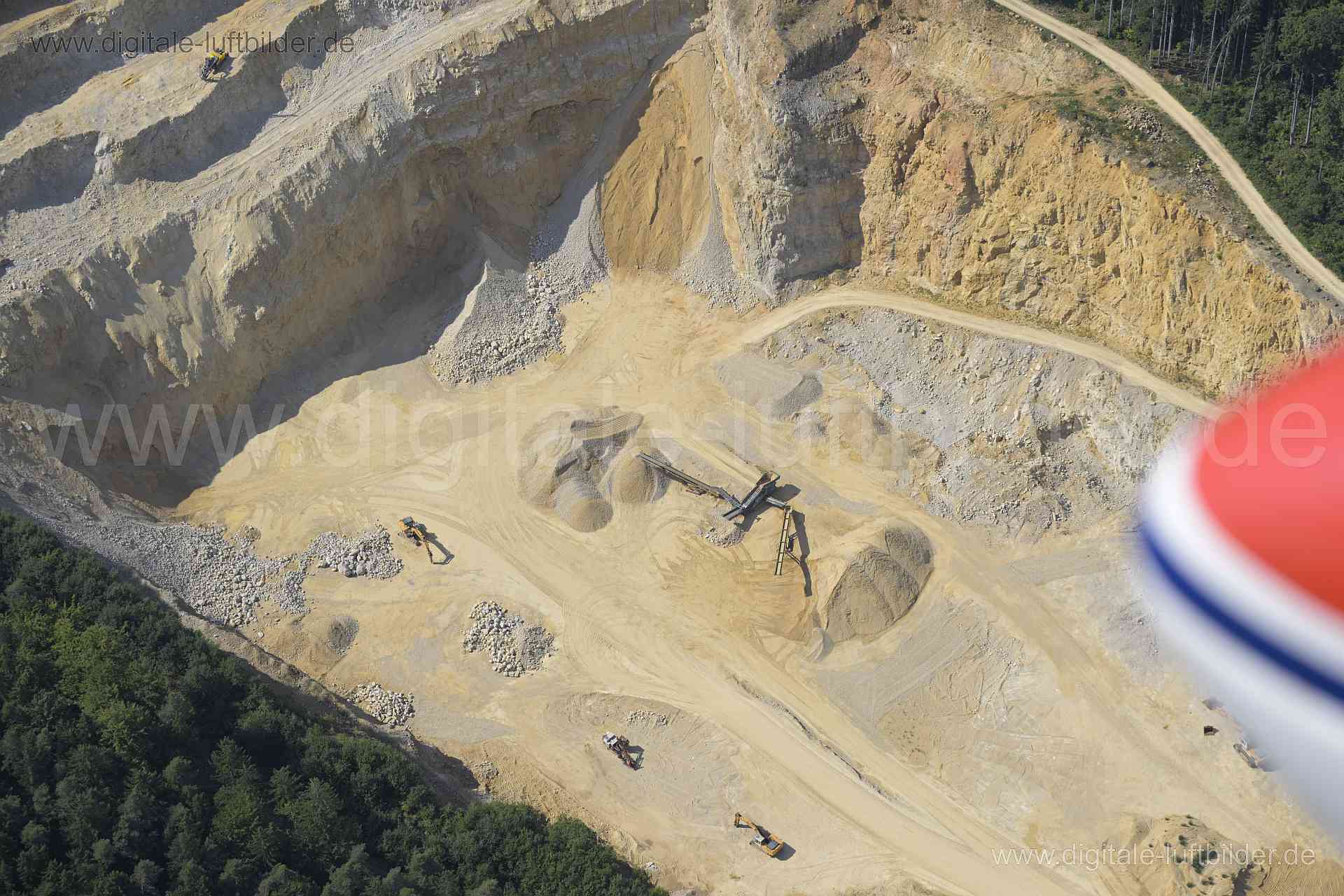 Luftaufnahme Englhard Steinbruch GmbH in Amberg | Oberpfalz, Bayern