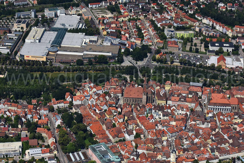 Luftaufnahme Ansbach in Ansbach | Mittelfranken, Bayern