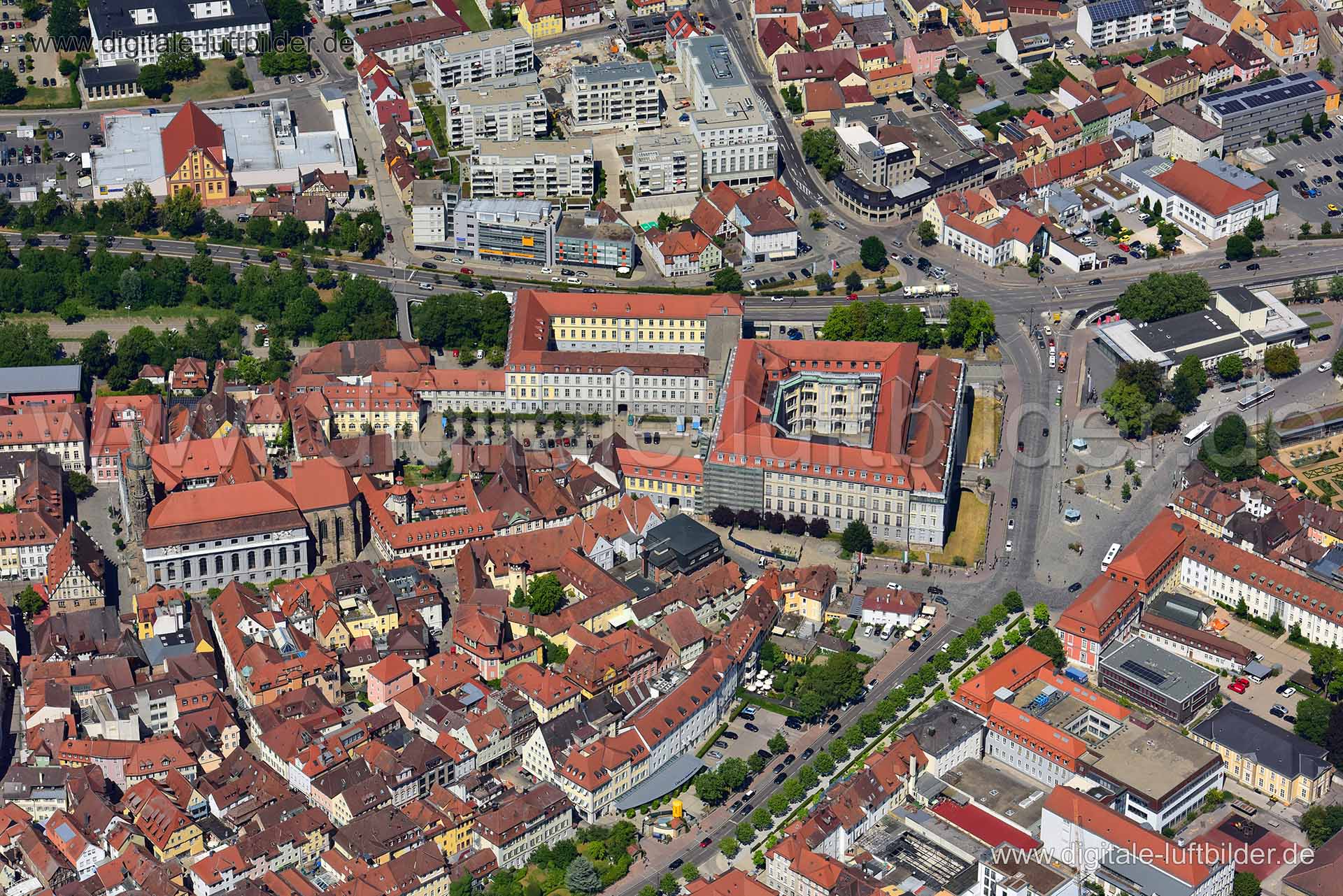Luftaufnahme Ansbach in Ansbach | Mittelfranken, Bayern