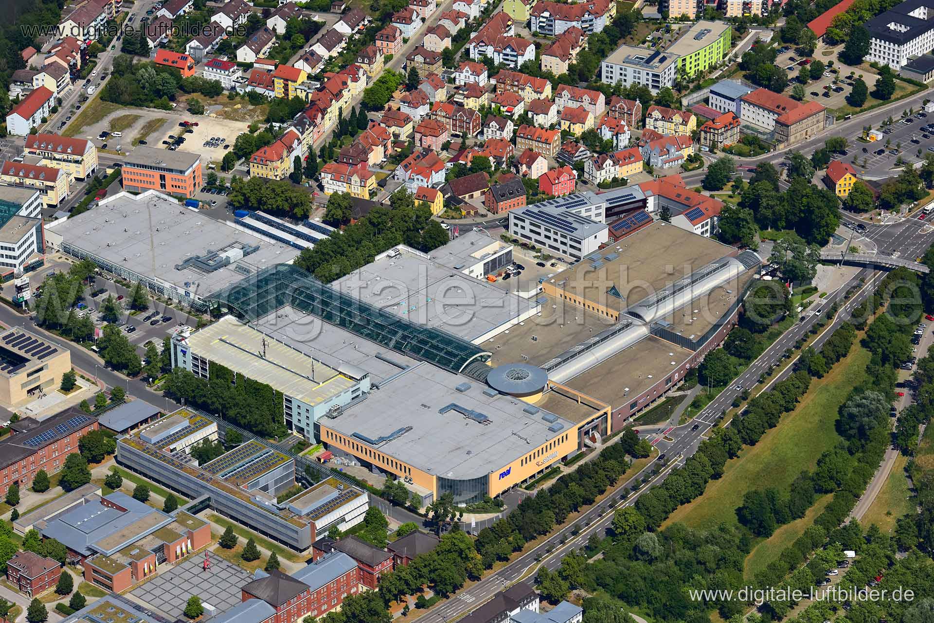 Luftaufnahme Brücken-Center in Ansbach | Mittelfranken, Bayern