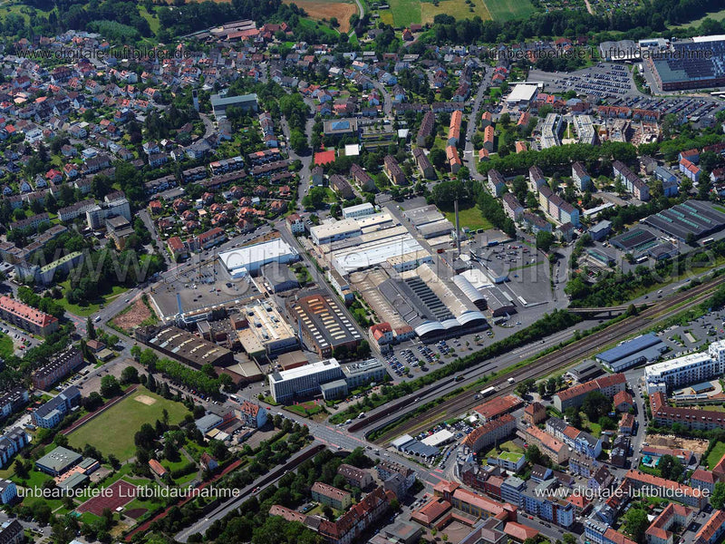 Luftaufnahme Aschaffenburg in Aschaffenburg | Unterfranken, Bayern