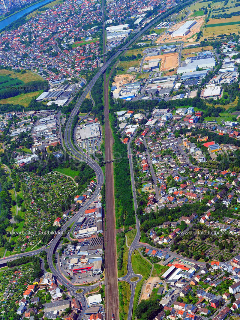 Luftaufnahme Aschaffenburg in Aschaffenburg | Unterfranken, Bayern