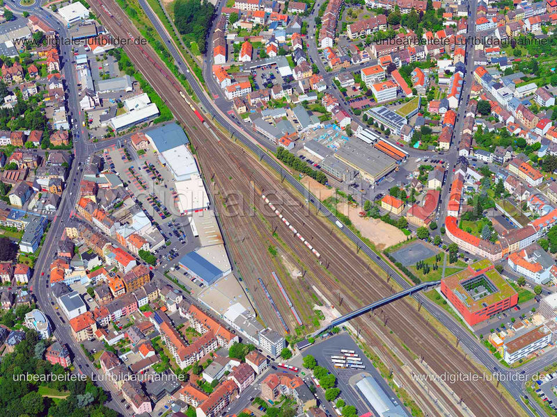 Luftaufnahme Aschaffenburg in Aschaffenburg | Unterfranken, Bayern