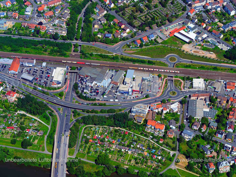 Luftaufnahme Aschaffenburg in Aschaffenburg | Unterfranken, Bayern