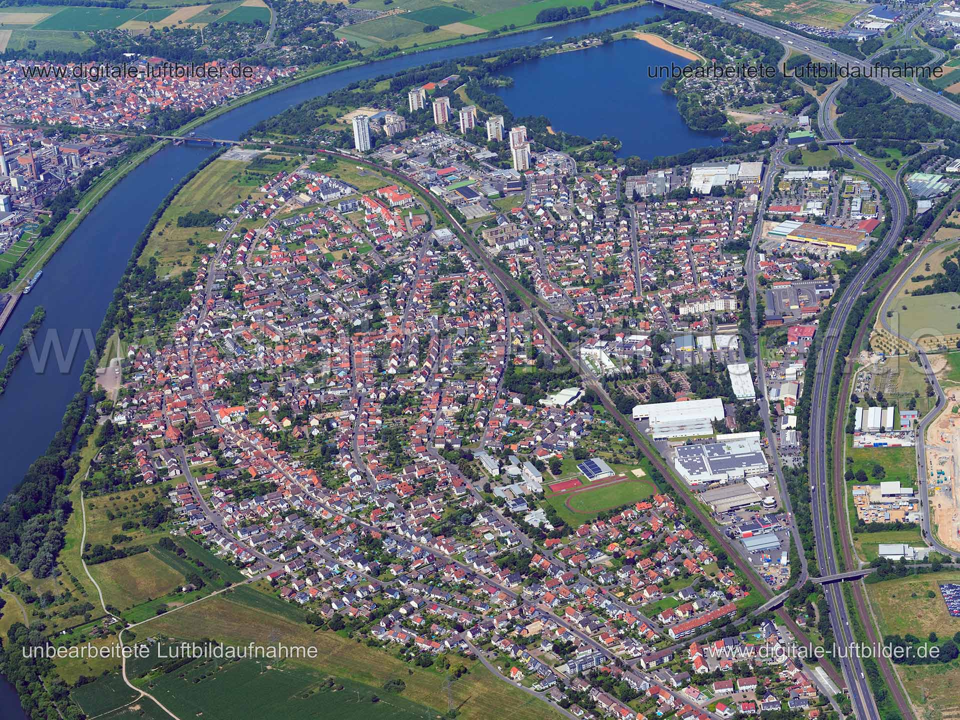 Luftaufnahme Aschaffenburg in Aschaffenburg | Unterfranken, Bayern