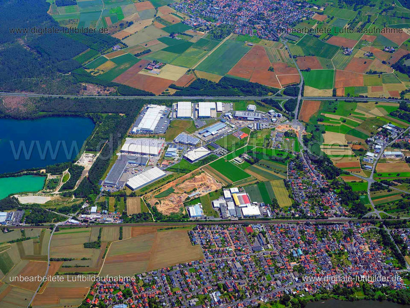 Luftaufnahme Aschaffenburg in Aschaffenburg | Unterfranken, Bayern