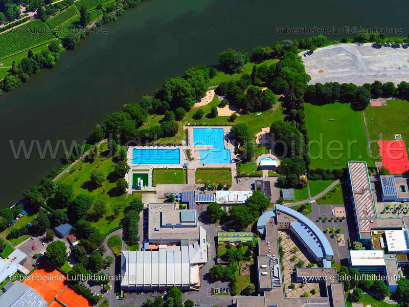 Luftaufnahme Freizeitwelt Aschaffenburg in Aschaffenburg | Unterfranken, Bayern