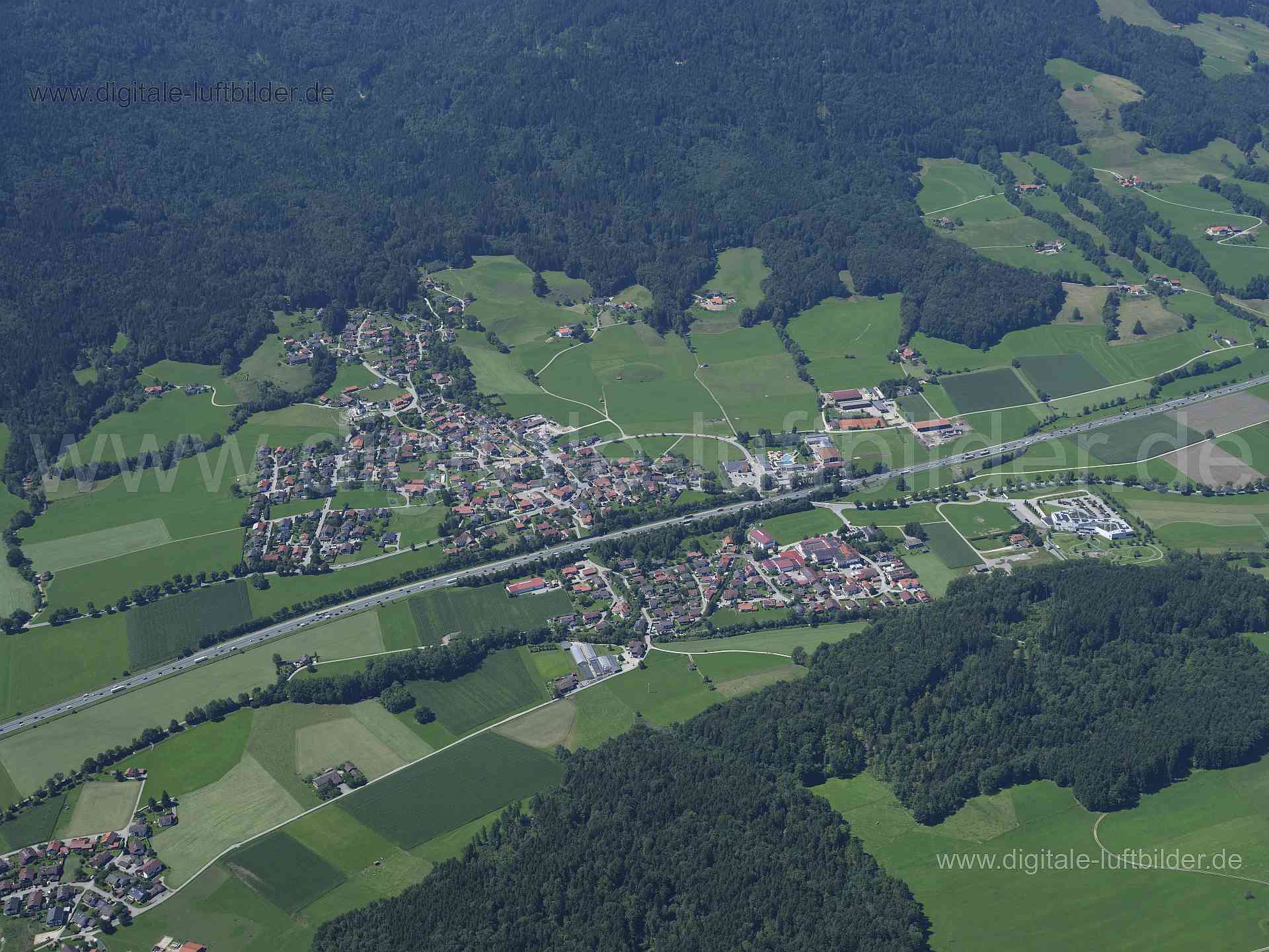 Luftaufnahme Aufham in Aufham | Oberbayern, Bayern