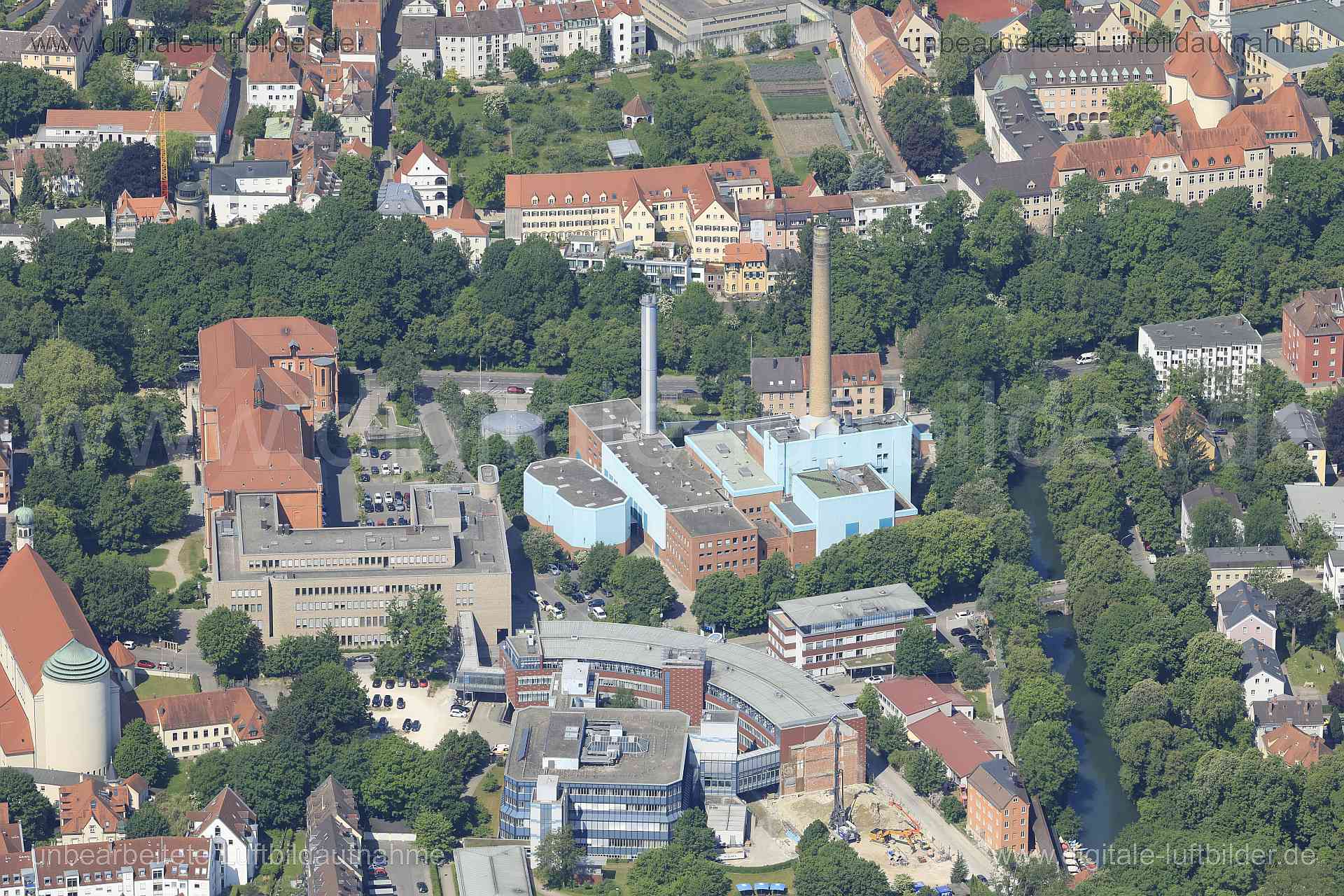 Luftaufnahme Augsburg in Augsburg | Schwaben, Bayern