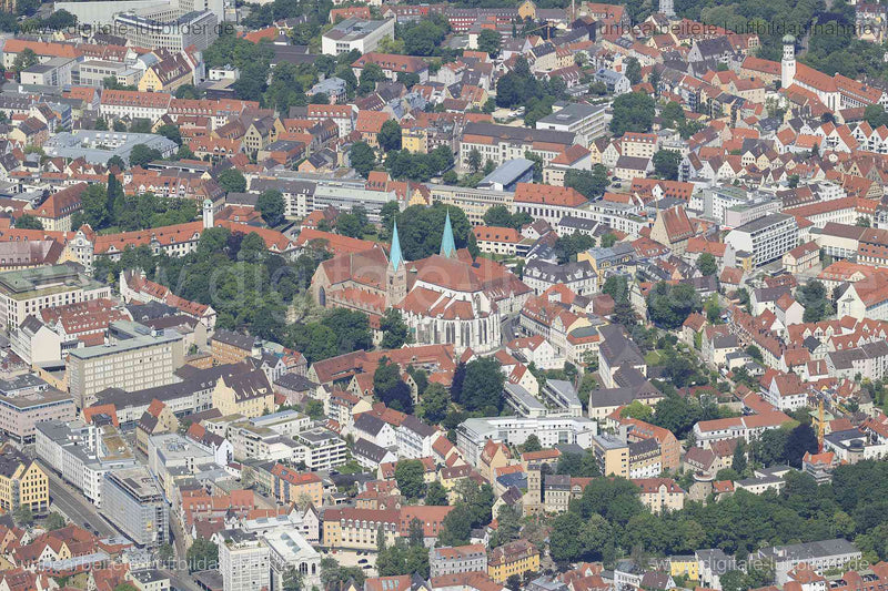 Luftaufnahme Augsburg in Augsburg | Schwaben, Bayern