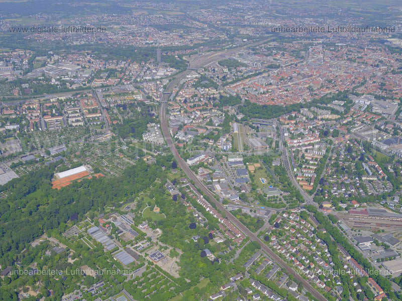 Luftaufnahme Augsburg in Augsburg | Schwaben, Bayern