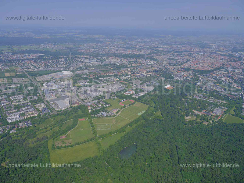 Luftaufnahme Augsburg in Augsburg | Schwaben, Bayern