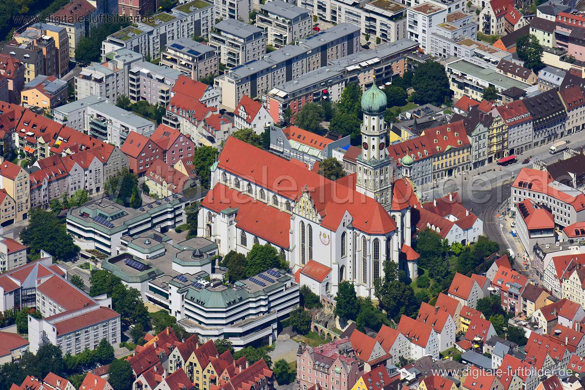 Luftaufnahme Augsburg in Augsburg | Schwaben, Bayern