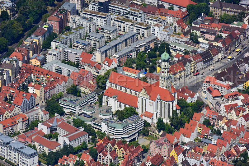 Luftaufnahme Augsburg in Augsburg | Schwaben, Bayern