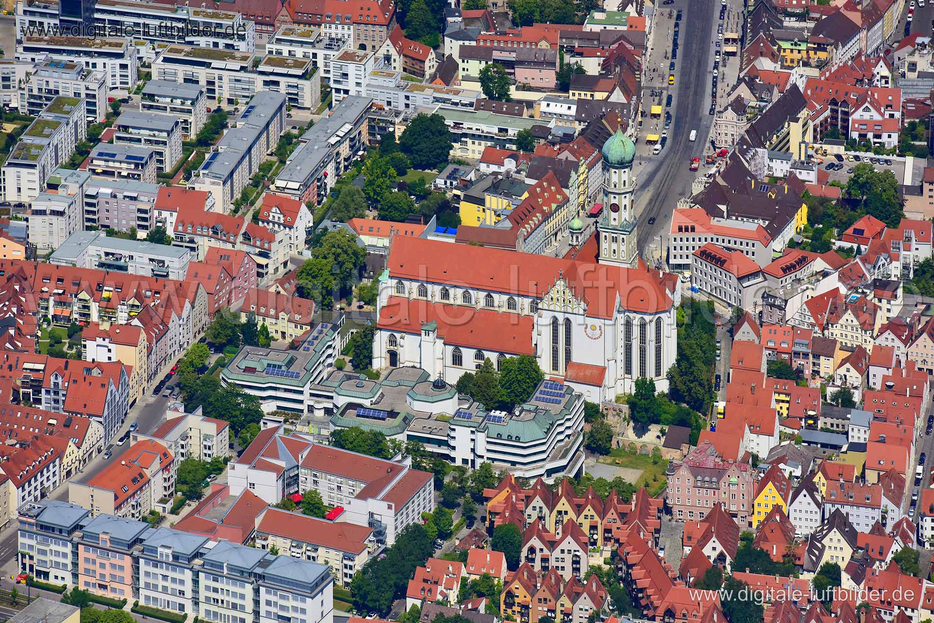 Luftaufnahme Augsburg in Augsburg | Schwaben, Bayern