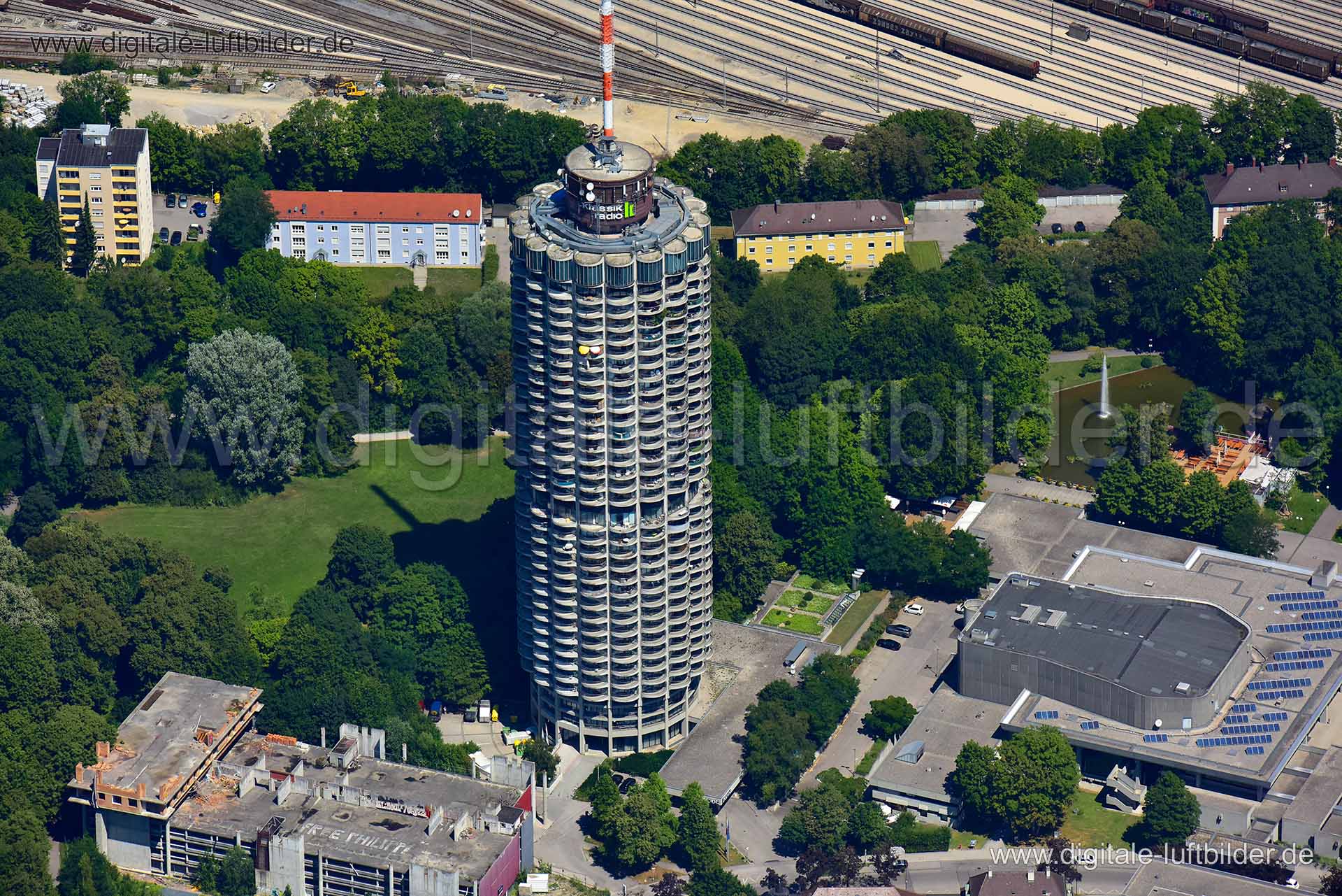 Luftaufnahme Augsburg in Augsburg | Schwaben, Bayern