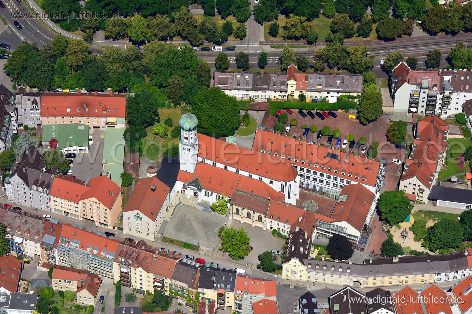 Luftaufnahme Augsburg in Augsburg | Schwaben, Bayern