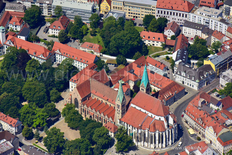 Luftaufnahme Augsburg in Augsburg | Schwaben, Bayern