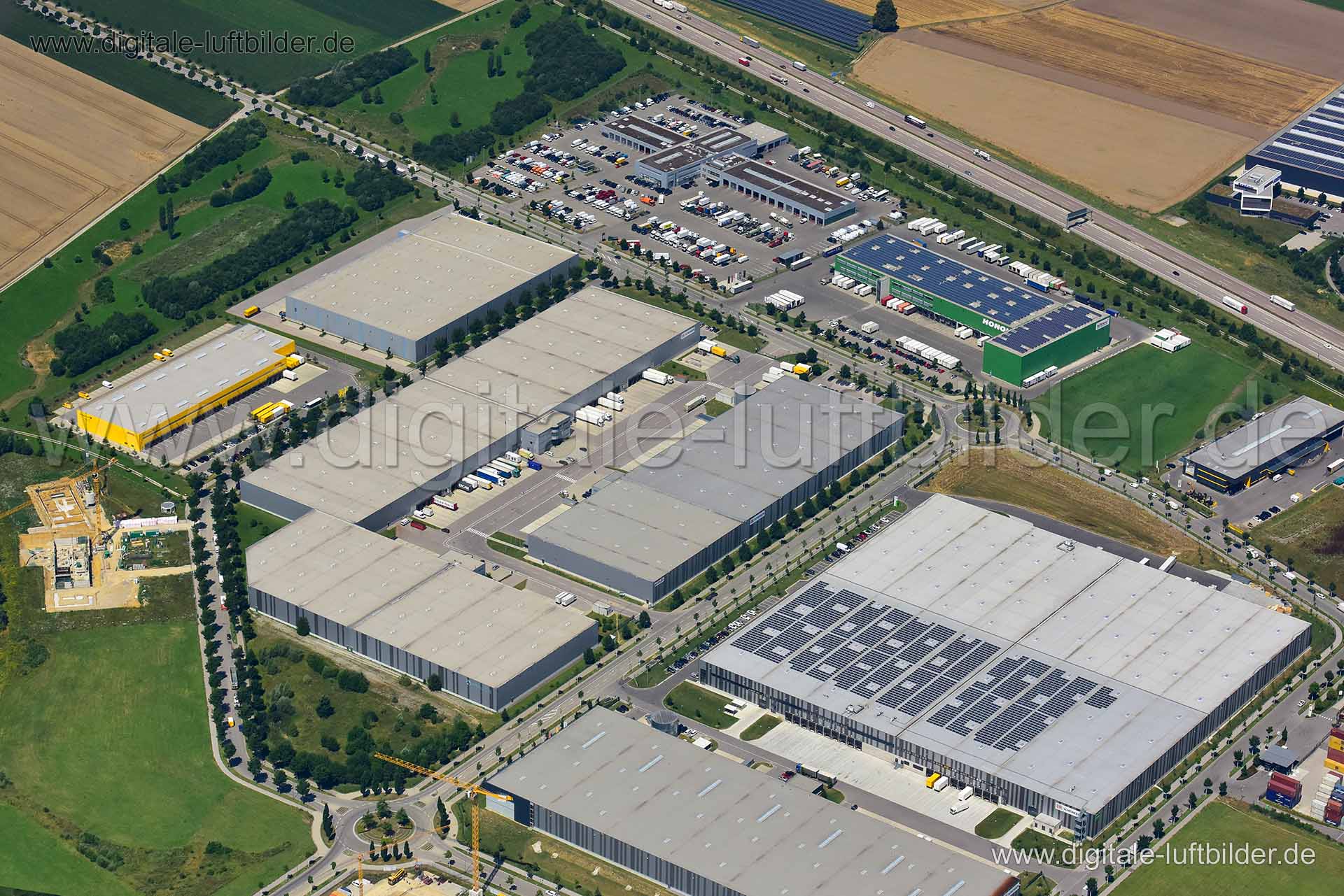 Luftaufnahme Gersthofen in Augsburg | Schwaben, Bayern