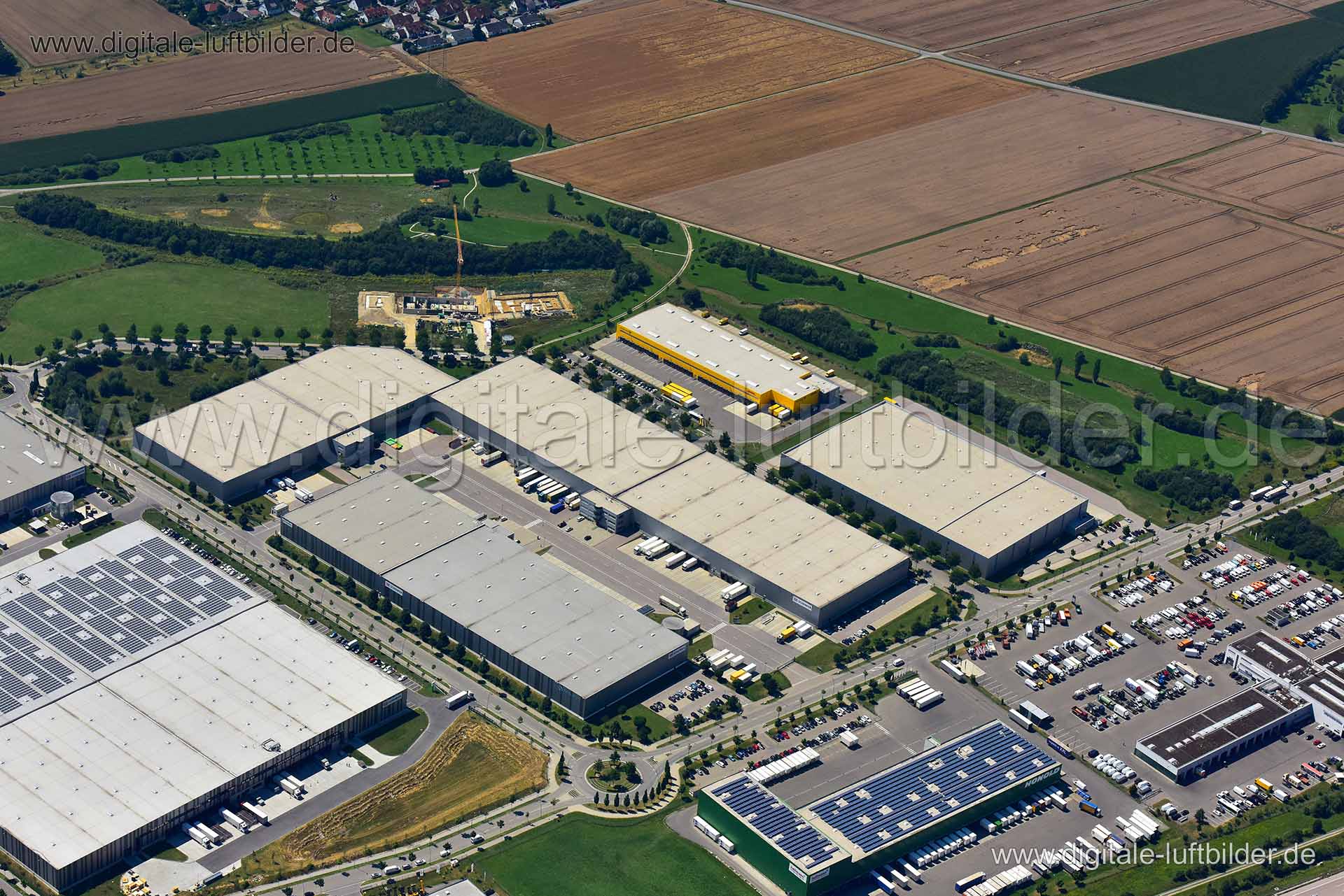 Luftaufnahme Gersthofen in Augsburg | Schwaben, Bayern